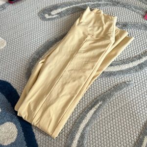 Norma Kamali flared beige pants, s